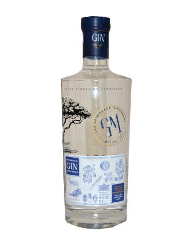 Gin GM - Distillerie la Grappe de Montpellier - 40 °