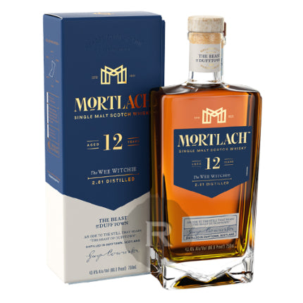 Whisky Mortlach - 12 ans  - Single Malt - The Wee Witchie - Speyside - 43,4 °