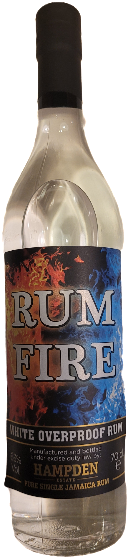 Rhum Blanc - Hampden - Rum Fire Overproof -Jamaïque -63°