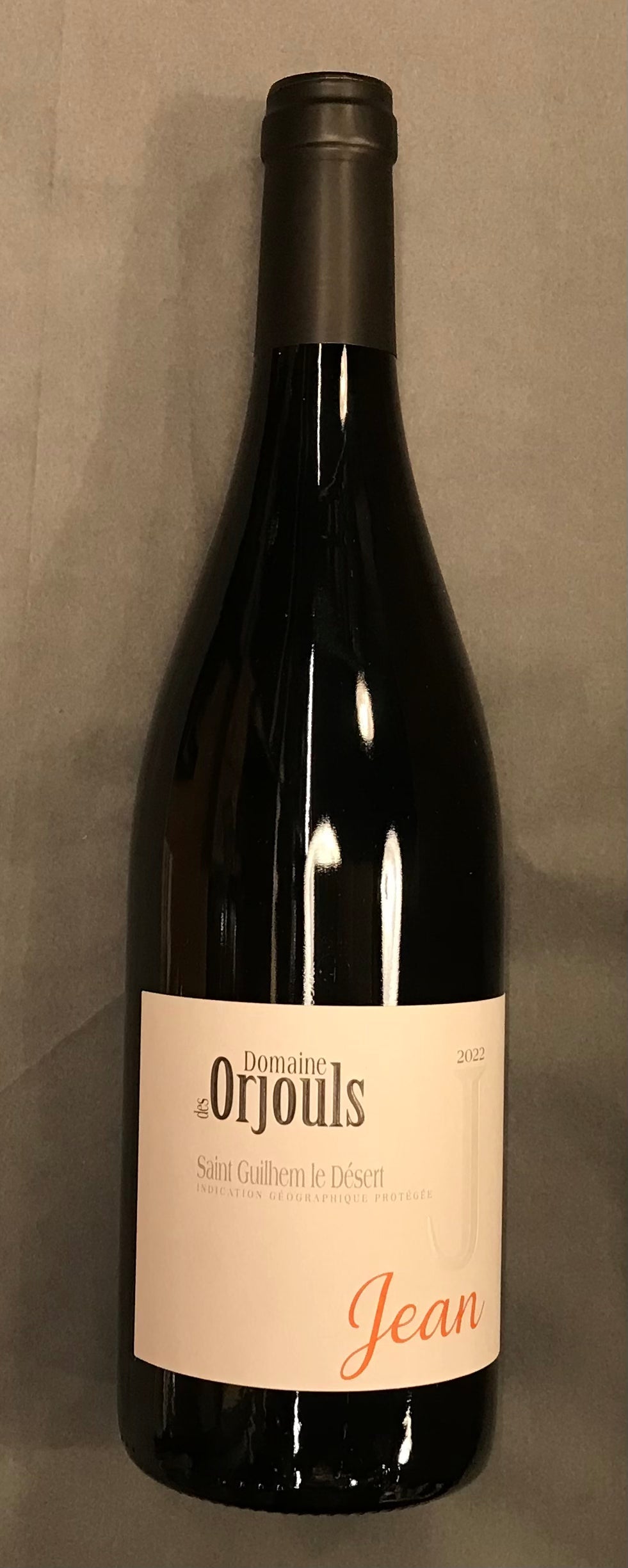 Domaine des Orjouls - Jean- 2023 - IGP Saint Guilhem le désert