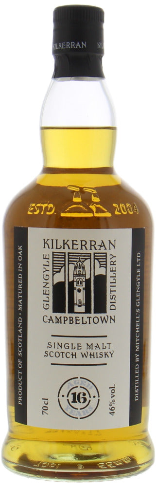 Whisky Kilkerran - 16 ans - Single Malt - 46 °