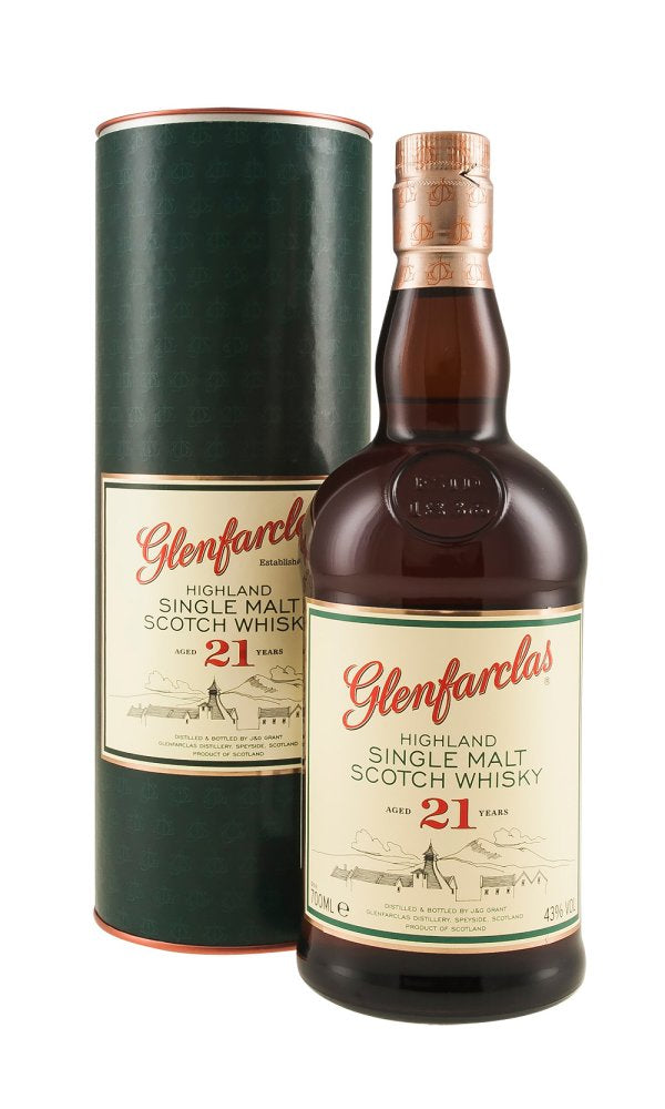 Whisky Single Malt- Distillerie Glenfarclas - Highland - 21 ans - 43°