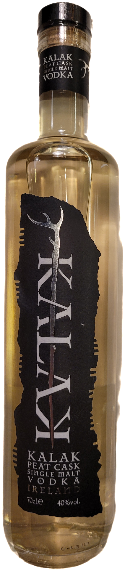 Kalak Peat single Malt Vodka - Tourbée - 70 cl - Irlande - 40°
