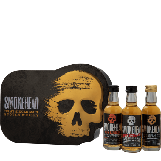whisky smokehead Islay single Malt - Coffret de 3 x 5 cl