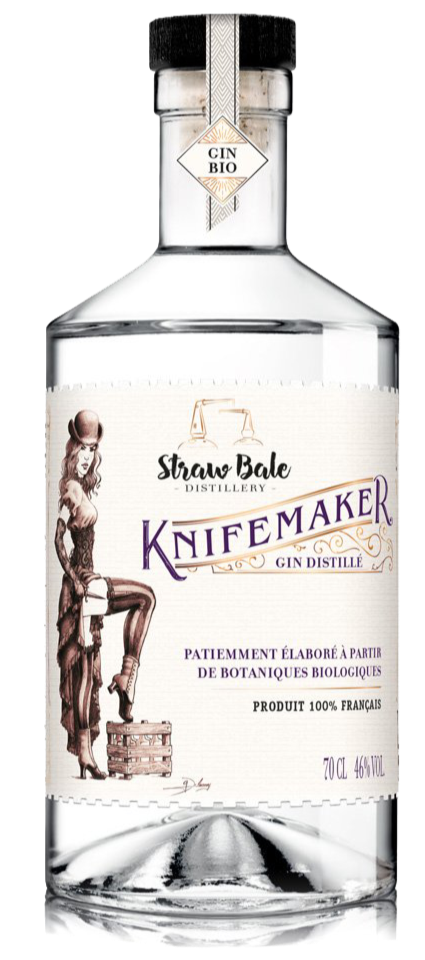 Strawbale - Knifemaker - Gin français - Bio - 46°